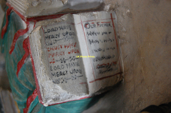 Photo 6"x4" Prayer Book, Dingley Memorial, Cropthorne church Charlton\/SP0145 c2011