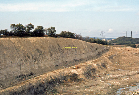 Photo 6"x4" Sundon South Chalk Pit Chalton\/TL0326 c1976