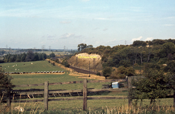 Photo 6"x4" Fields near Chalton Houghton Regis c1976