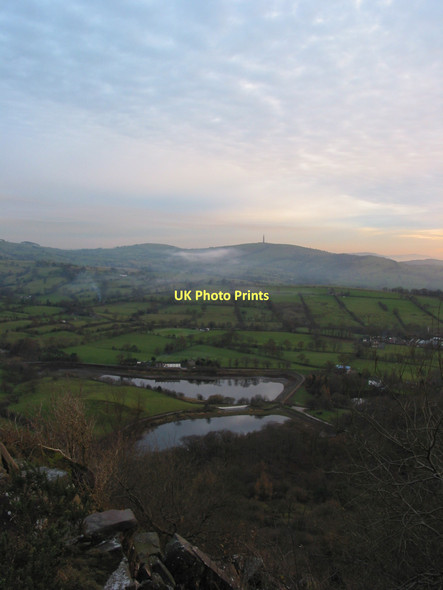 Photo 6"x4" Atop the steep edge of Tegg's Nose Langley\/SJ9471 c2003