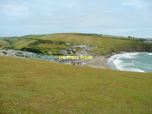 Photo 6"x4" View over Challaborough Bigbury-on-Sea c2011