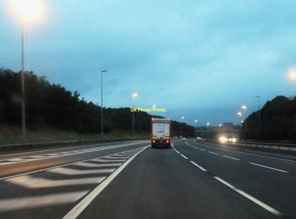 Photo 6"x4" Motorways merge Bamber Bridge c2011