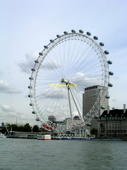 Photo 6"x4" The London Eye Westminster c2003