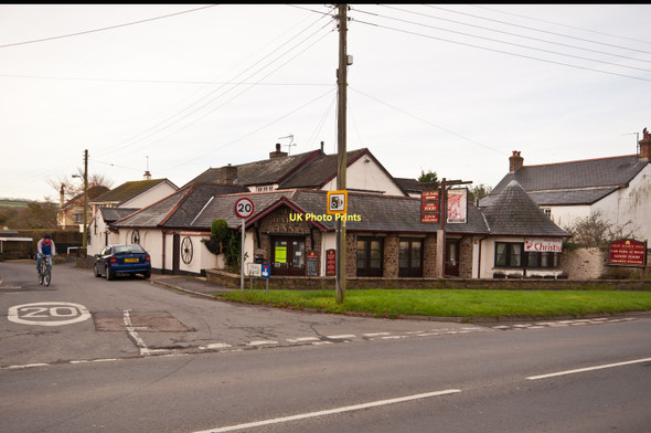 Photo 6"x4" The Old Barn Inn on the corner of Tews Lane and The Bickington Road Bickington\/SS5332 c2011