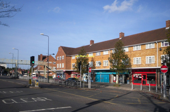 Photo 6"x4" Shops, Uxbridge Rd. Feltham Feltham\/TQ1073 c2011
