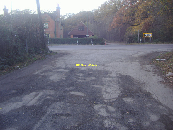Photo 6"x4" Horsley Road at end of track from Newmarsh farm Martyr's Green c2011