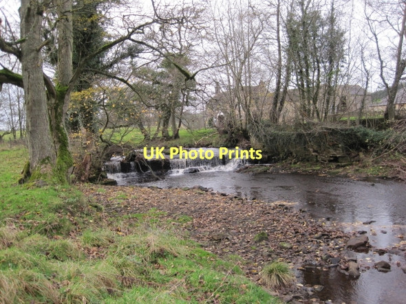 Photo 6"x4" Weir on Park Burn at Park Burnfoot Park Village\/NY6861 c2011