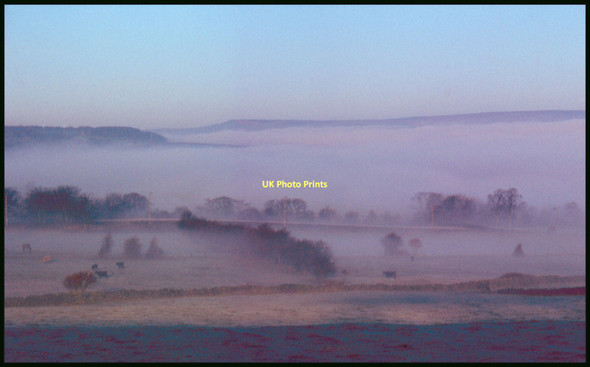 Photo 6"x4" Cottingley Moor in the mist Noon Nick c2011