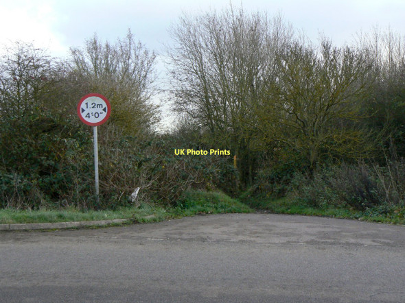 Photo 6"x4" The top of Muckle Gate Lane Seagrave c2011