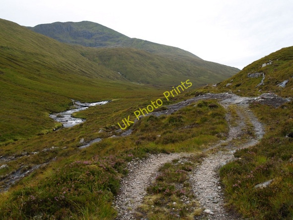 Photo 6"x4" Track along Allt Doire nan Gillean Meallan Odhar Doire nan Gillean c2009