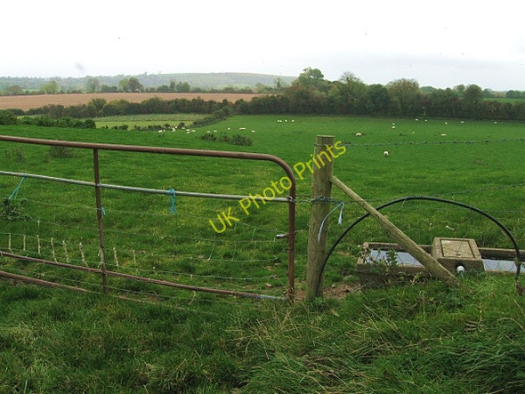 Photo 6"x4" Watertrough and Gate Maddockstown c2009