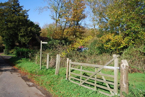 Photo 6"x4" Bridleway off Stan Lane West Peckham c2009