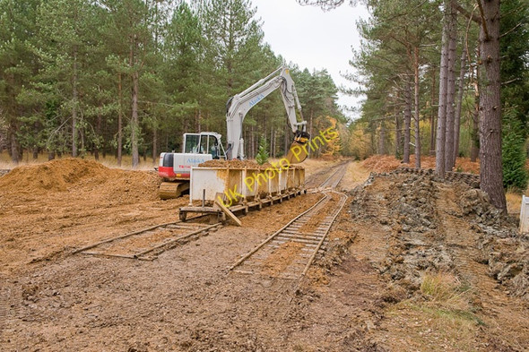 Photo 6"x4" Warwickslade Cutting: repositioned railway (start of sequence) North Weirs c2009