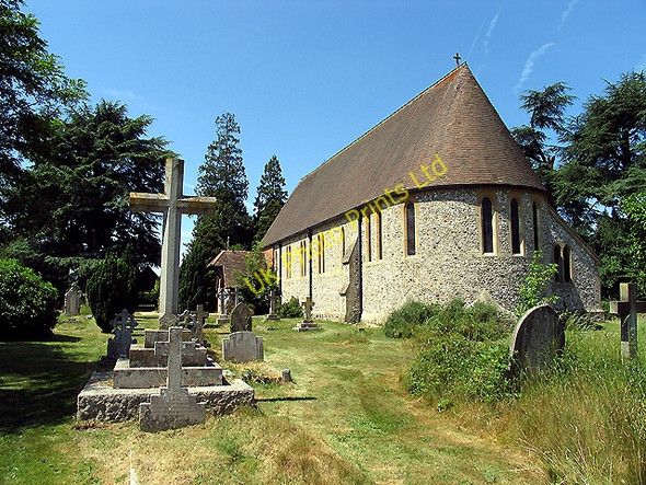 Photo 6"x4" Church : Whitchurch Hill Cold Harbour\/SU6379 c2005
