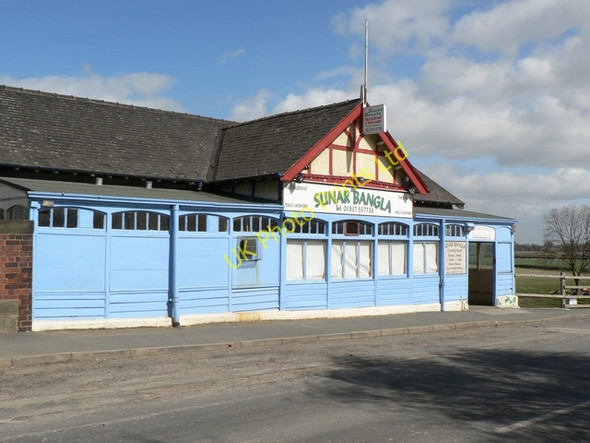 Photo 6"x4" Restaurant and Station Entrance, Church Fenton Barkston Ash c2006