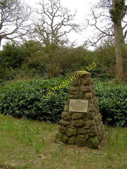 Photo 6"x4" The other Rufus Stone, Beaulieu, New Forest Beaulieu c2006