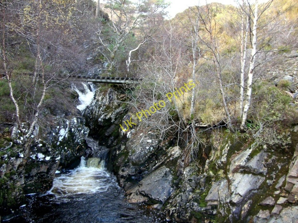Photo 6"x4" Small fall on Allt Coire Mhuillidh An Carnais c2009