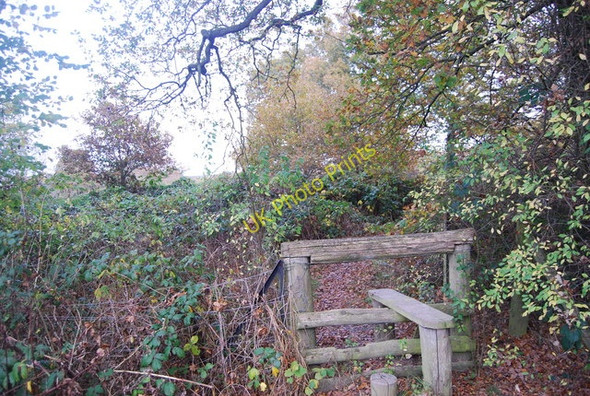 Photo 6"x4" Stile on the footpath Birchden c2009