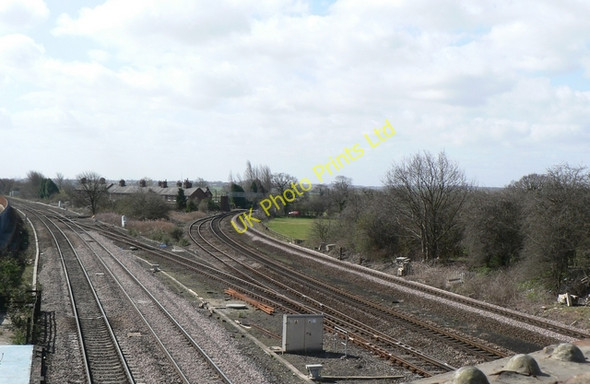 Photo 6"x4" Railway Junction, Church Fenton Barkston Ash c2006
