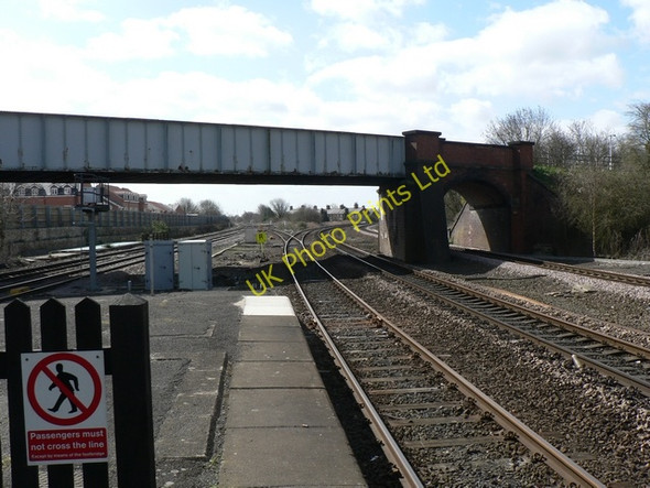 Photo 6"x4" Road Bridge by Church Fenton Station Barkston Ash c2006