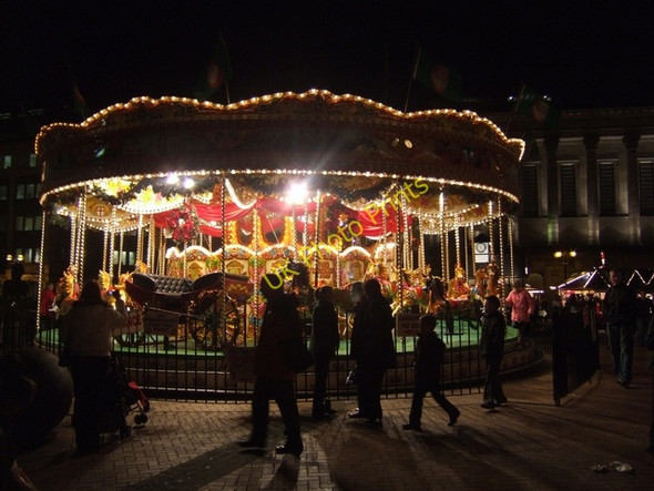 Photo 6"x4" Gallopers in Victoria Square Lee Bank c2009