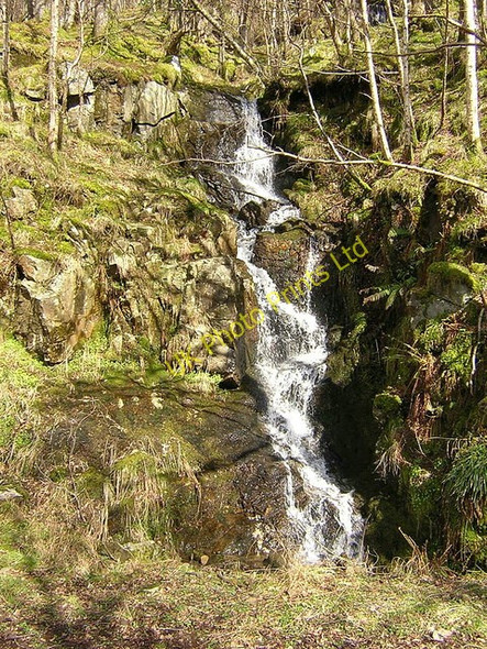 Photo 6"x4" Waterfall Beside West Highland Way Tarbet\/NN3104 c2006