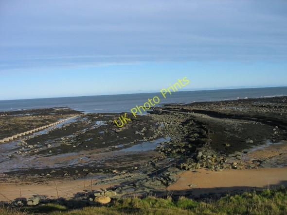 Photo 6"x4" Longhoughton Steel and sewage outlet Boulmer c2009