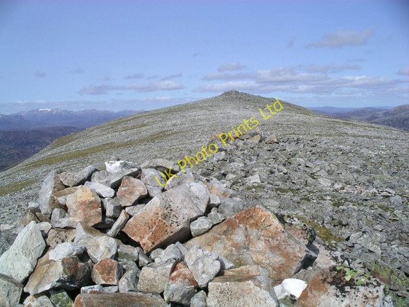 Photo 6"x4" Southern top of Carn nan Gabhar Airgiod Bheinn c2005