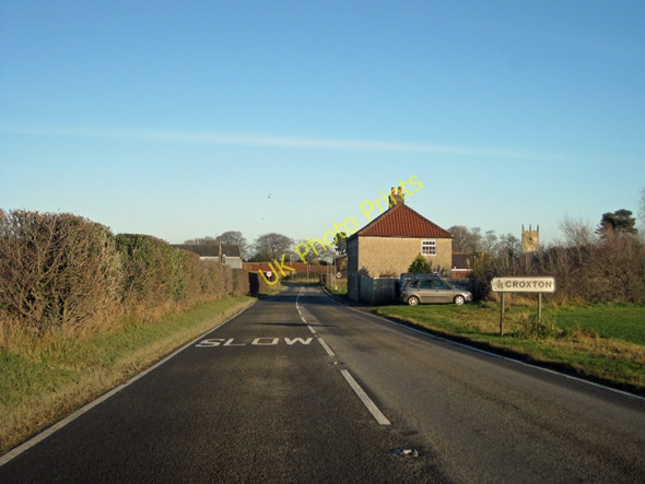 Photo 6"x4" Approaching Croxton Croxton\/TA0912 c2009