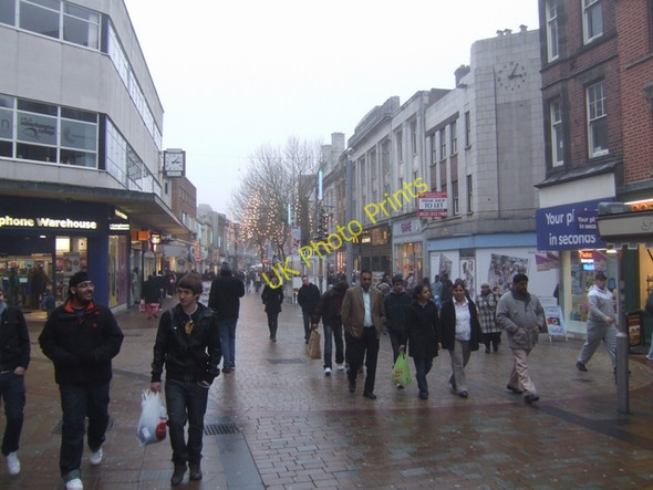 Photo 6"x4" Christmas Eve 2009 in Dudley Street Wolverhampton c2009