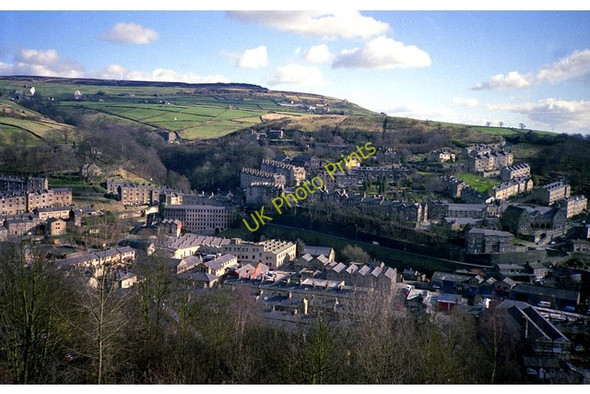 Photo 6"x4" View over Hebden Bridge Hebden Bridge c1989