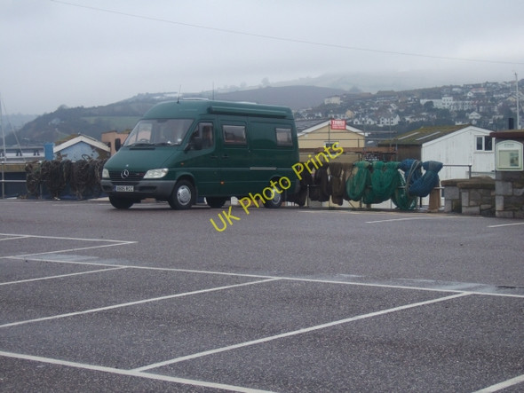 Photo 6"x4" Car park and drying nets, Teignmouth Teignmouth c2009