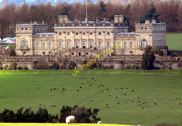 Photo 6"x4" Distant view of Harewood House Harewood\/SE3245 c2006