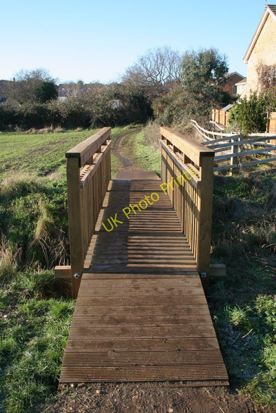 Photo 6"x4" Footbridge on the edge of Ampthill Ampthill c2010