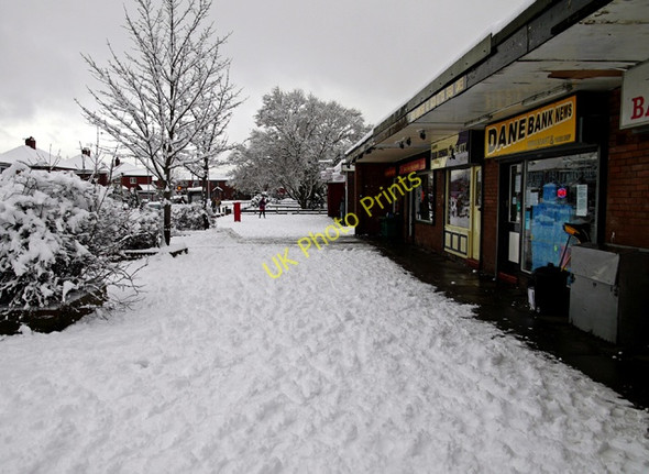 Photo 6"x4" Dane Bank shops Denton\/SJ9295 c2010