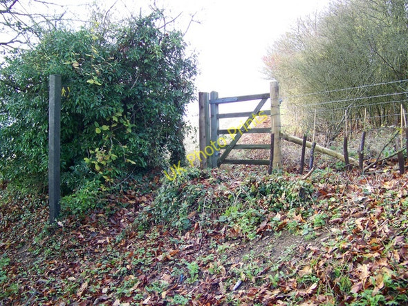 Photo 6"x4" Footpath gate, Membury Ragnal c2009