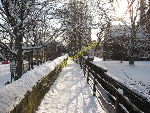 Photo 6"x4" City walls by the cathedral Chester c2010