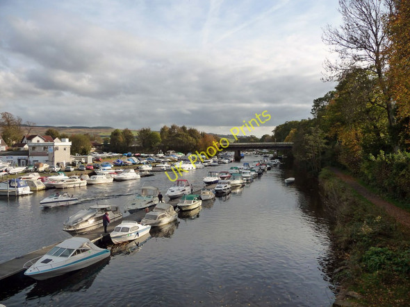 Photo 6"x4" River Leven downstream from Balloch Bridge Alexandria c2009