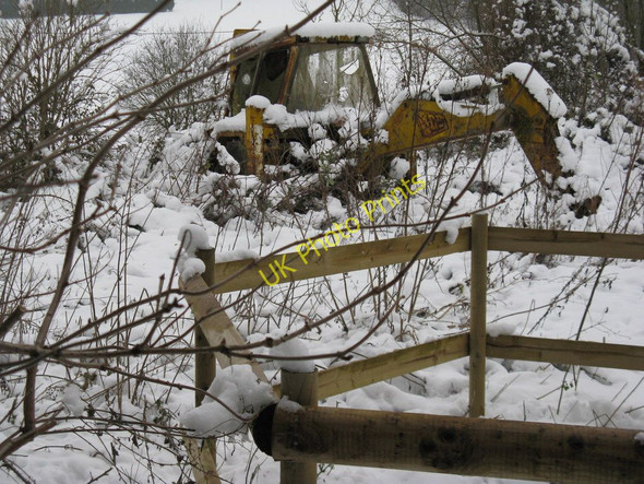 Photo 6"x4" Abandoned JCB at Madehurst Madehurst c2010