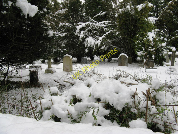 Photo 6"x4" Graveyard of St Mary Magdalene Madehurst c2010