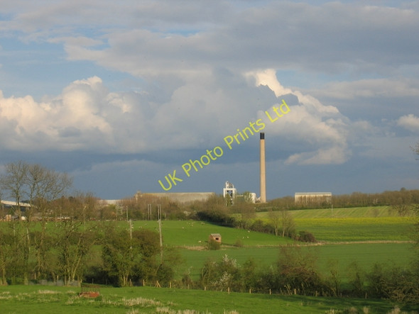 Photo 6"x4" Long Itchington Cement Works Bascote c2005