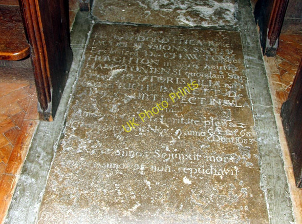 Photo 6"x4" St George, Esher, Surrey - Ledger slab Esher c2005