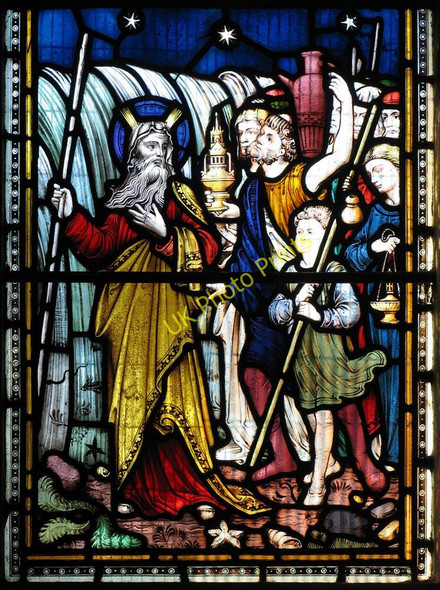 Photo 6"x4" St Dunstan, Cheam - Window Sutton\/TQ2564 c2005