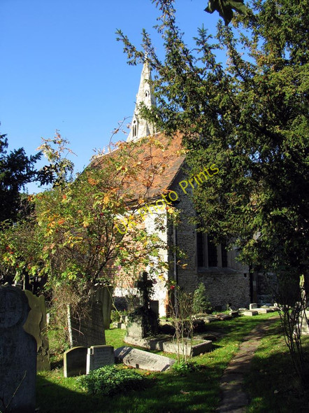 Photo 6"x4" The Lumley Chapel, Cheam Sutton\/TQ2564 c2005