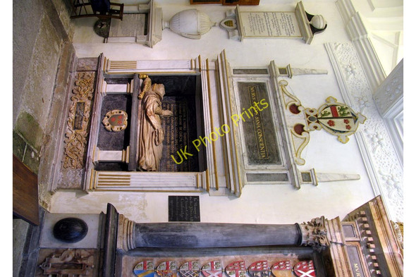 Photo 6"x4" The Lumley Chapel, Cheam - Monument Sutton\/TQ2564 c2005