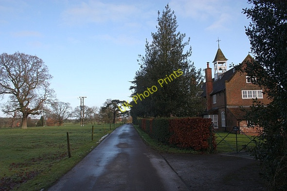 Photo 6"x4" The road to Home Farm Lower Lode c2010