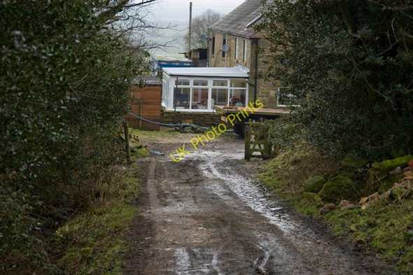 Photo 6"x4" Farm track at Burns Farm Scorton\/SD5048 c2010
