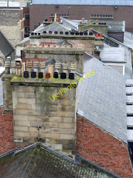 Photo 6"x4" Roofs and chimneys, Eldon Square Newcastle upon Tyne c2010