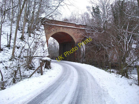 Photo 6"x4" Upper Bullington - Railway Bridge Upper Bullington c2010