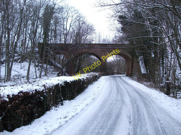 Photo 6"x4" Upper Bullington - Railway Bridge Upper Bullington c2010